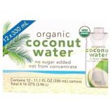 10 ct. Kirkland Organic Coconut Water, 11.1 oz