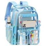 abshoo Clear Backpack for School Bookbag