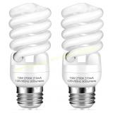 CFL Light Bulbs E26 13W Soft White 2700K 900lm (2)