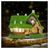 Solar Garden Statue Light - Fairy House Lawn Decor