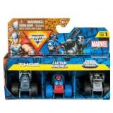 Monster Jam Marvel Mini 1:87 Truck 3-Pack
