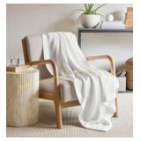 Jennifer Adams Cotton Waffle Throw 60x70