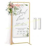 Gold Easel Stand for Wedding Sign