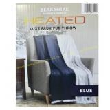 Berkshire Heated Faux Fur Throw 50x60