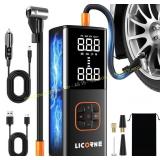 Tire Inflator: 180PSI Cordless Air Compressor