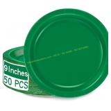 QZYL 50 Pcs Party Paper Plates, Disposable Set