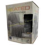 Berkshire Life Heated Throw 1796167 Gray67