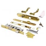 Larson Storm Door Revere Mortise Handle (Brass)