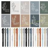 40 Pcs Inspirational Notebooks with Pen Set