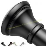 WHITE Shower Curtain Rod, 43-72 in