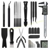 3D Printer Tool Kit for Removing, Finishing
