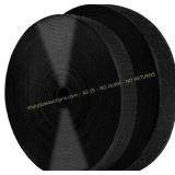 1" x 82 ft Black Hook & Loop Tape