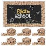 6 Rolls Burlap Bulletin Board Border 118"