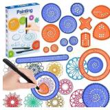 2ct Chivao Spiral Art Gear Ruler Template Kit