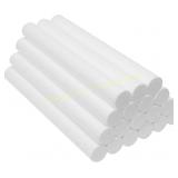 Foam Cylinders 0.9x10in 18pk, White