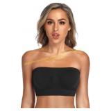 Strapless Comfort Med Wireless Bra with Bandeau