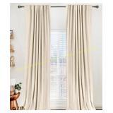 Blackout Curtains 50x84, 2 Panels, Cream