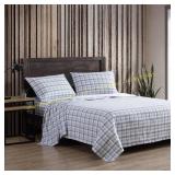 Eddie Bauer Twin Sheet Set - Flannel Ivory