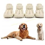 Black Non-Slip Waterproof Dog Boots 4Pcs