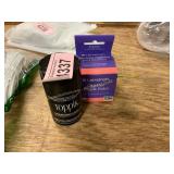 Nipple balm, hair building fibers