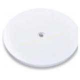 6-Inch Lazy Susan Turntable White Tray, 30-lb