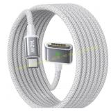 LISEN USB-C Magnetic 3 Cable 6.6ft for MacBook