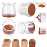 16 PCS Chair Leg Protectors   0.5-0.9 in
