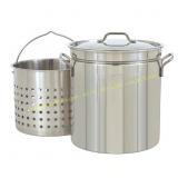 Bayou Classic Stainless Grill Stockpot 24 qt