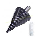 JERAX 1/4 2 in. Step Drill Bit, HSS for Metal