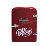 Dr Pepper 6-Can Mini Fridge Red
