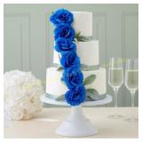 Royal Blue Roses Artificial, 50 Pack