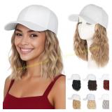Hairro Hat w/ 8 in. Synthetic Wig