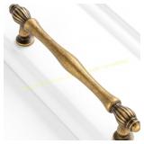 10 Pack BEROSSA 5 in. Antique Brass Cabinet Pulls