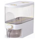 Rice Dispenser 5/10kg with Cup & Time Markings