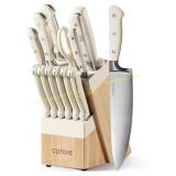 CAROTE 14-Piece Knife Set with Block