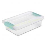 Sterilite 0.7 cu ft Clip Storage Box, Stackable