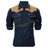 Size L American Trends Mens Western Shirts