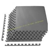 1/2 in. Puzzle Mat Grey EVA Foam Tile