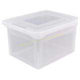 2ct. Office Depot Letter/Legal File Tote, Clear