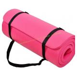 BalanceFrom GoCloud Yoga Mat, 1-Inch HD Foam