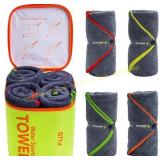 4-Pack 4Monster Microfiber Towels, 24x48