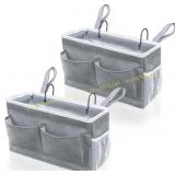 Bedside Caddy Organizer, Hanging Bag (Grey)