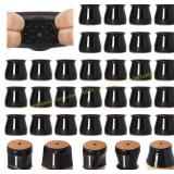 32 Pack Chair Leg Protectors - Silicone Caps