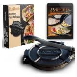 Tortillada Cast Iron Tortilla Press + Recipes