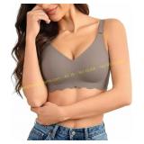 XL Avidlove Wireless Bralette Bra Seamless V-Neck