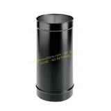 DuraVent DuraBlack 6 in. D X 12 in. Stove Pipe