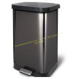 Glad 20-Gal Stainless Step Trash Can