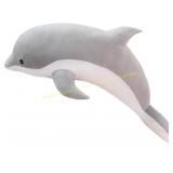 Dolphin Shaped Throw Pillow - 39.4in Cushion