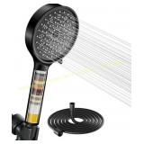 Cobbe Handheld Showerhead with Filter, Black