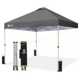 Crown Shades 10x10 Pop Up Canopy, Gray